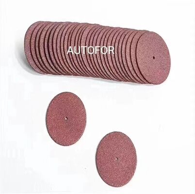 Precision cutting blade for dry dentures - Black/Red